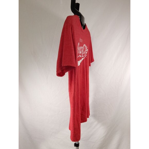 Coca-Cola Unisex Red White Short Sleeve Tee Size Large - Picture 3 of 5